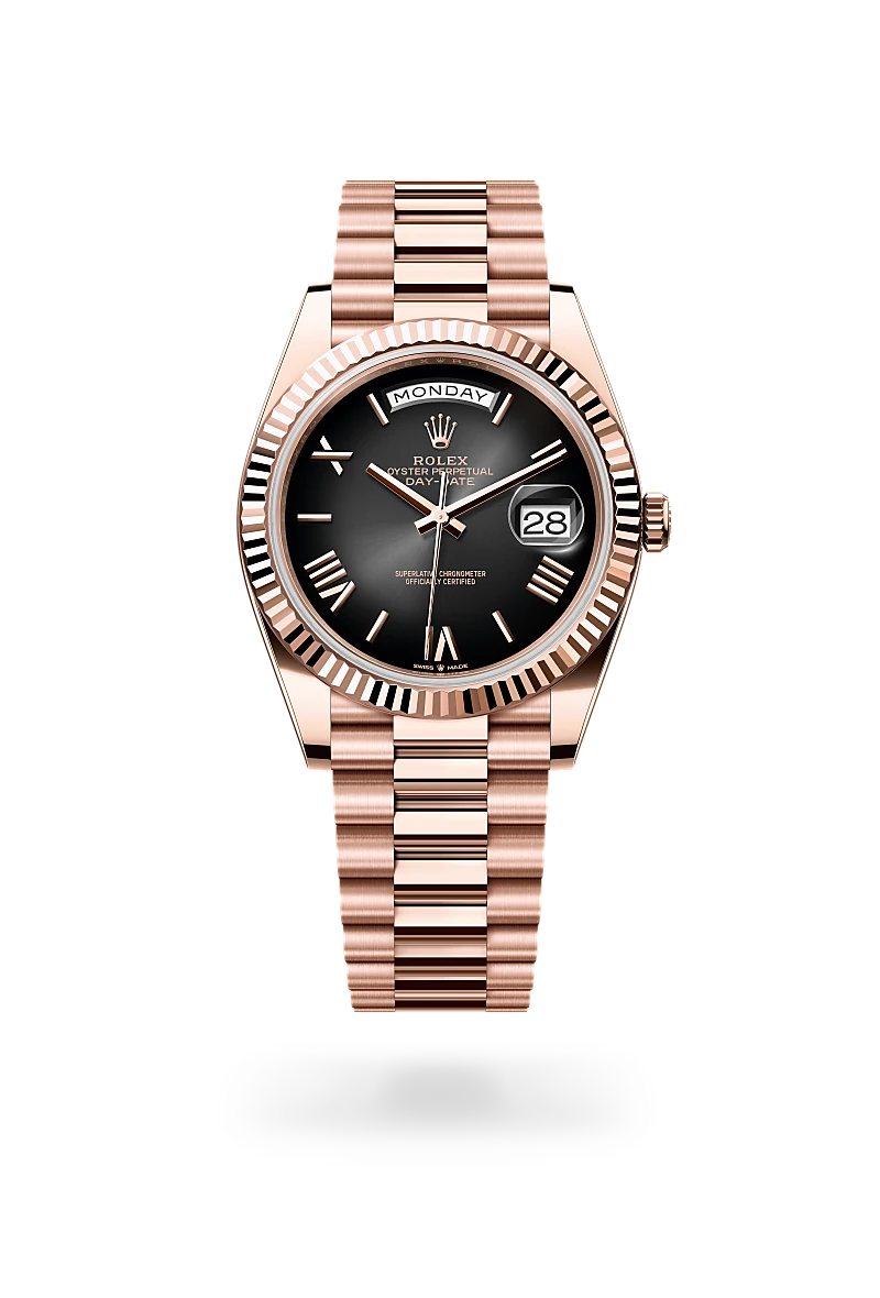 Rolex Day-Date 40 腕錶 蠔式，40毫米，永恒玫瑰金，M228235-0055 - 正泰鐘錶