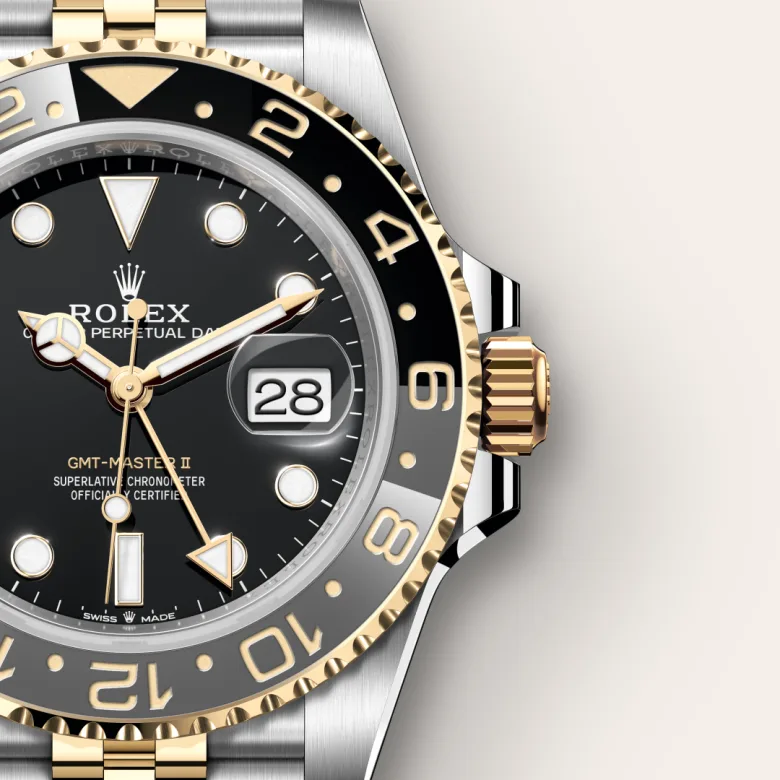 Rolex GMT-Master II腕錶黃金鋼（蠔式鋼與黃金的組合）款，M126713GRNR-0001 | 正泰鐘錶