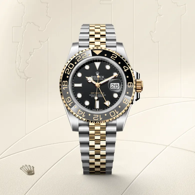 Rolex GMT-Master II腕錶黃金鋼（蠔式鋼與黃金的組合）款，M126713GRNR-0001 | 正泰鐘錶